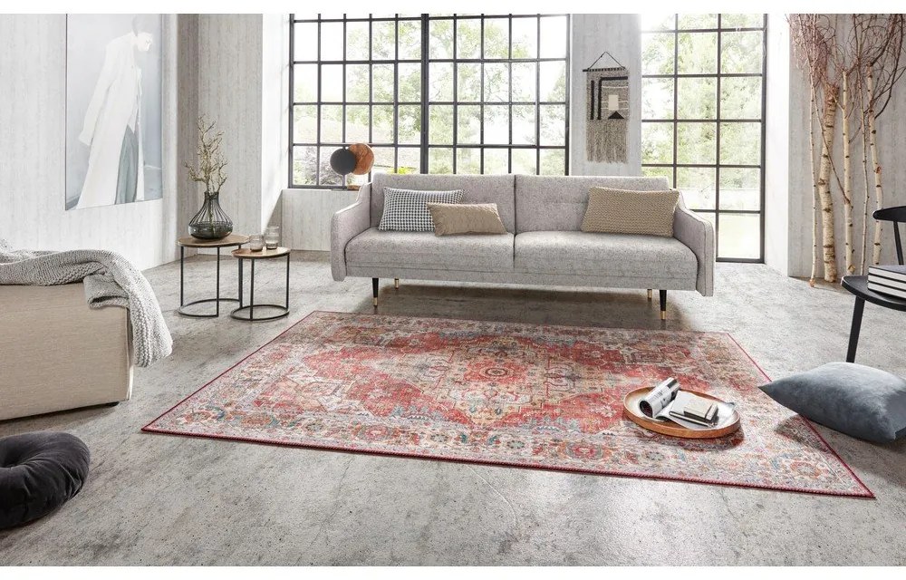 Тухлено червен килим , 120 x 160 cm Sylla - Nouristan