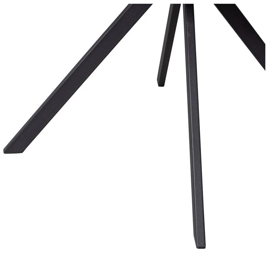 Тапициран трапезен стол с подлакътници в цвят кафяв коняк Fenne – WOOOD