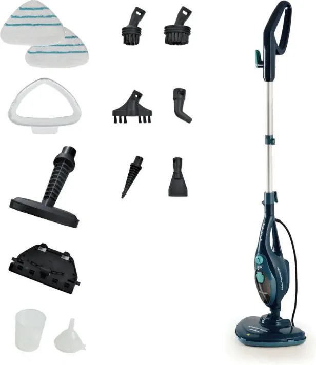 Парочистачка Ariete STEAM MOP 4164/06 10в1, 1500 W, 350 мл, Въртяща се глава, Аксесоари, Син