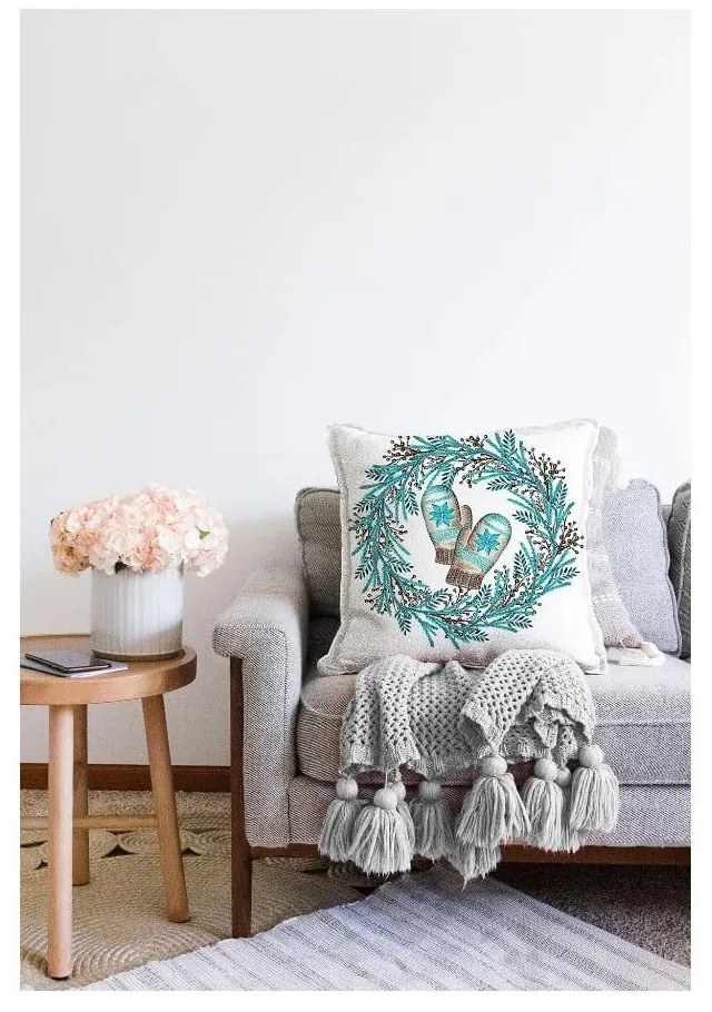 Калъфка за възглавница с коледен мотив 43x43 cm – Mila Home