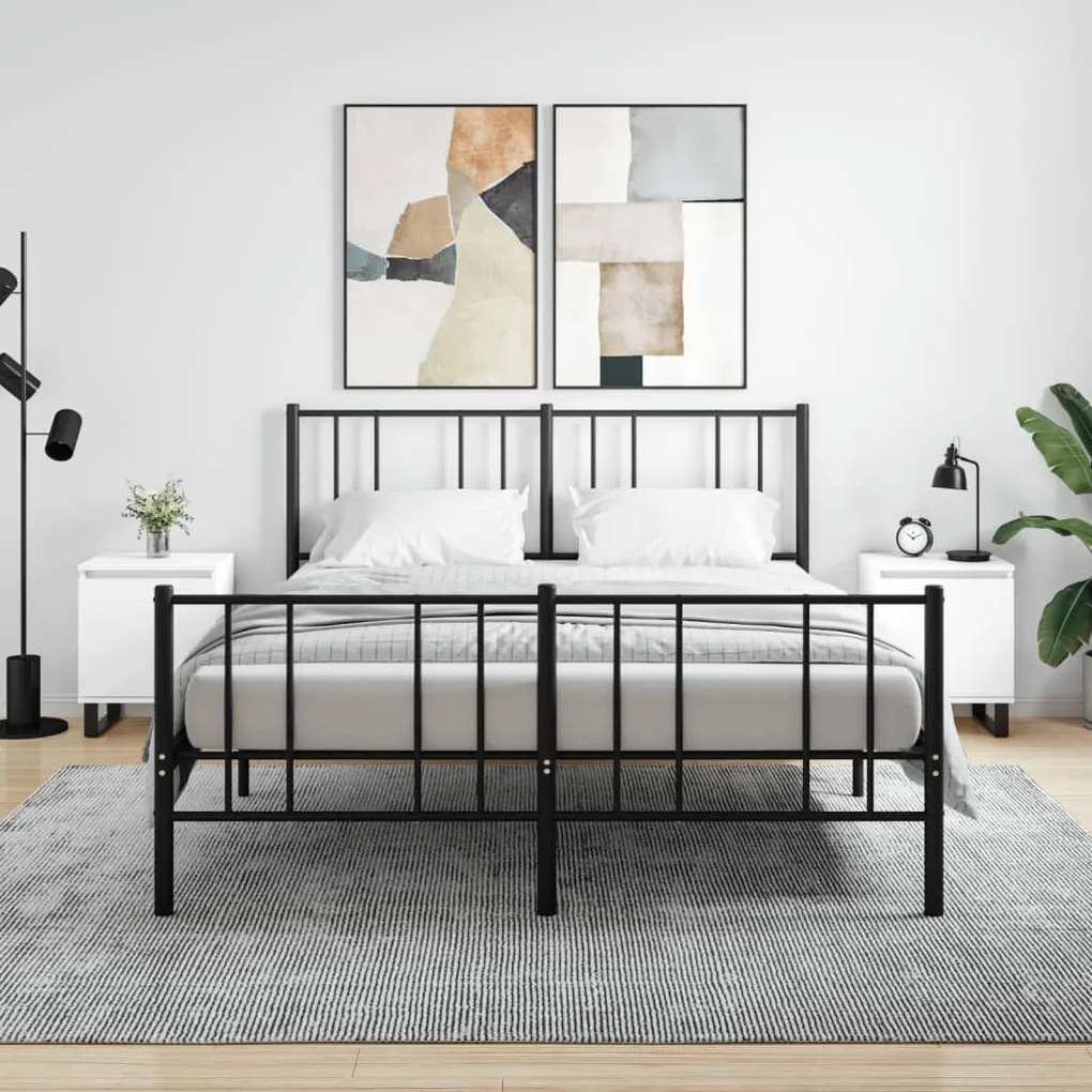 Sonata H Нощни шкафчета 2 бр бели 40x30x50 см инженерно дърво