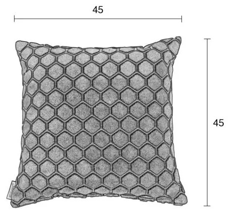 Тъмно сива възглавница с пълнеж , 45 x 45 cm Monty - Zuiver