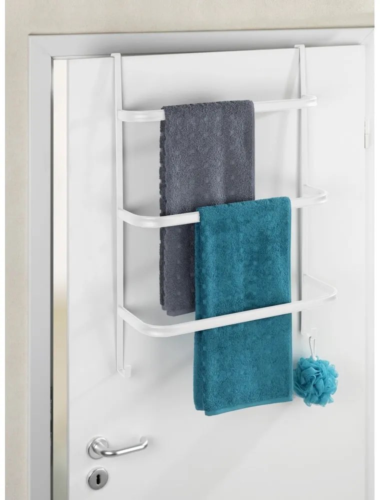 Висяща стоманена поставка за кърпи в матово бял цвят Irpinia – Wenko