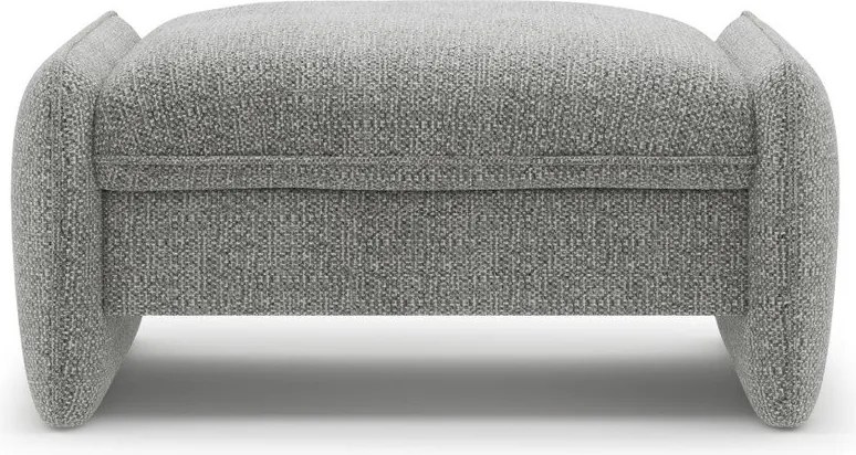 Светлосива шенилова табуретка Georgia – Micadoni