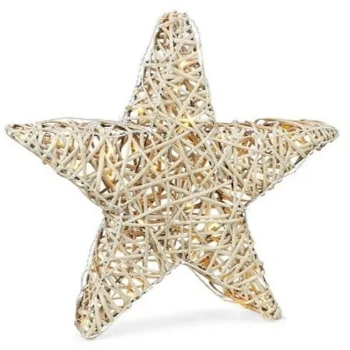 Външна светлинна украса с коледен мотив в естествен цвят ø 50 cm Sofus - Markslöjd