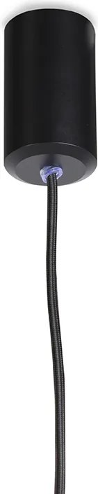 Интелигентна дизайнерска висяща лампа черна, вкл. WiFi GU10 източник на светлина - Tuba Small