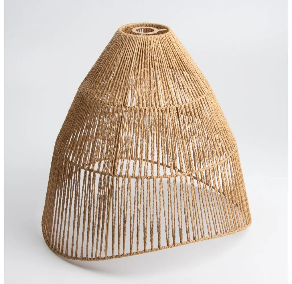 Универсален абажур KERIA, диаметър 70 см, кафяв