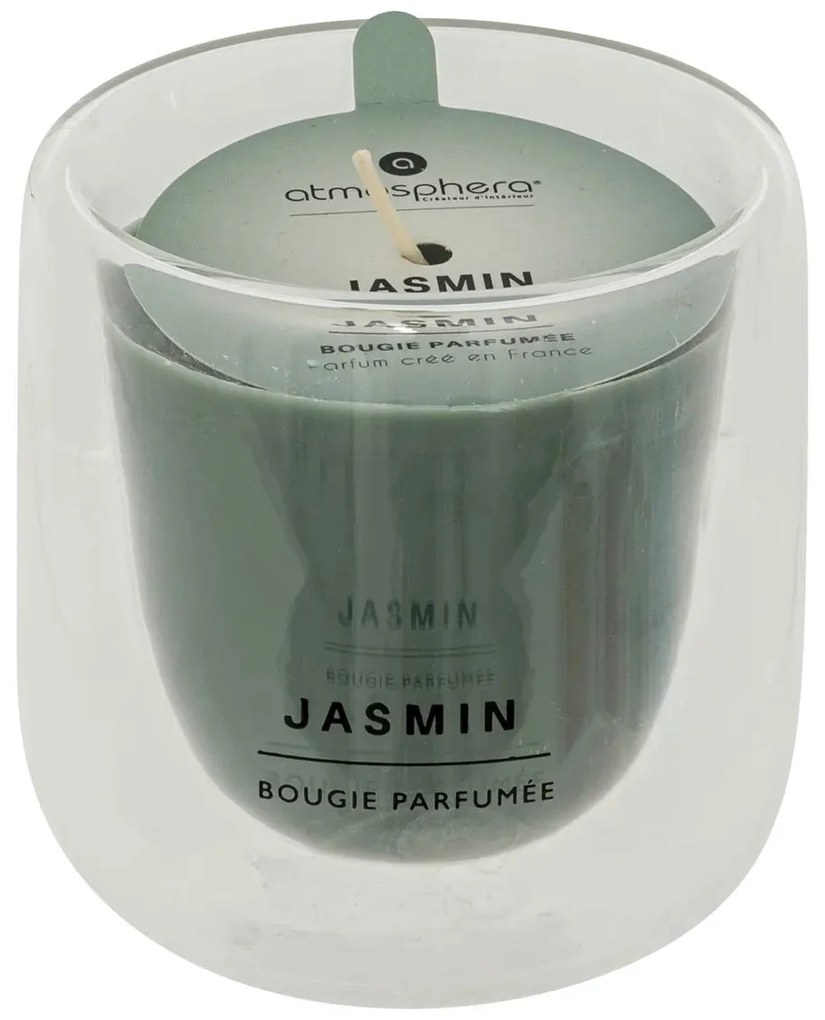 Ароматна свещ atmosphera Ilan, Стъкло, 130 g - Powder Bouquet