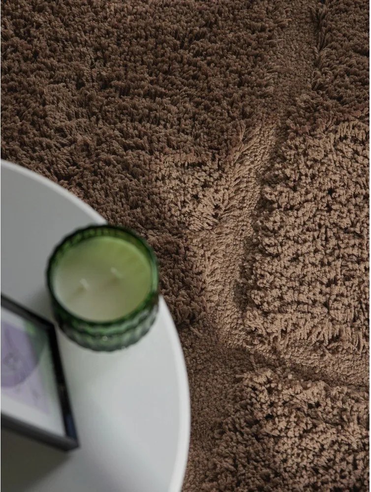 Кафяв ръчно изработен кръгъл килим ø 200 cm Lambeth Jasper – Ted Baker