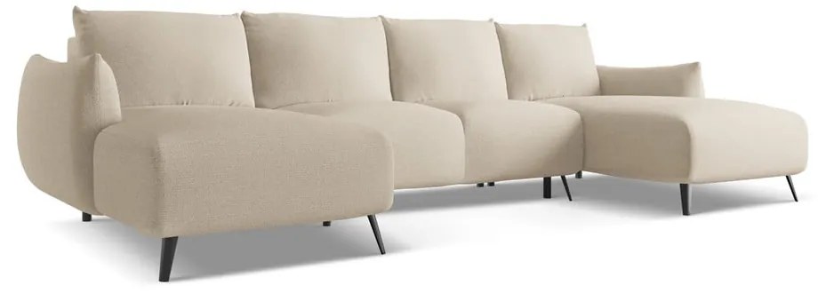 Бежов ъглов диван Malie – Makamii