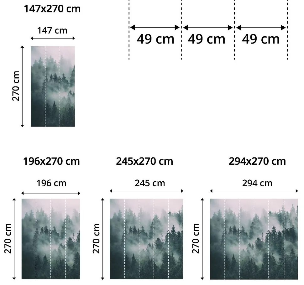 Тапет – Сини вълни на сив фон
