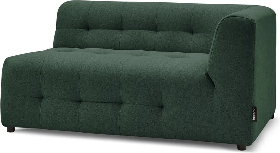 Тъмнозелен модул за диван (десен ъгъл) Kleber - Bobochic Paris