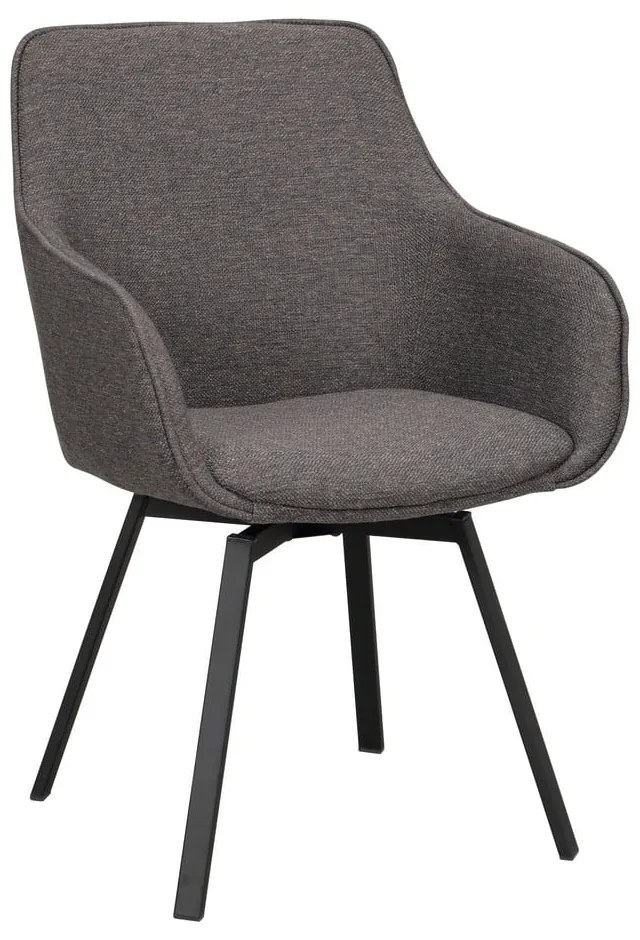 Сиви тапицирани трапезни столове в комплект 2 бр. Alison – Rowico