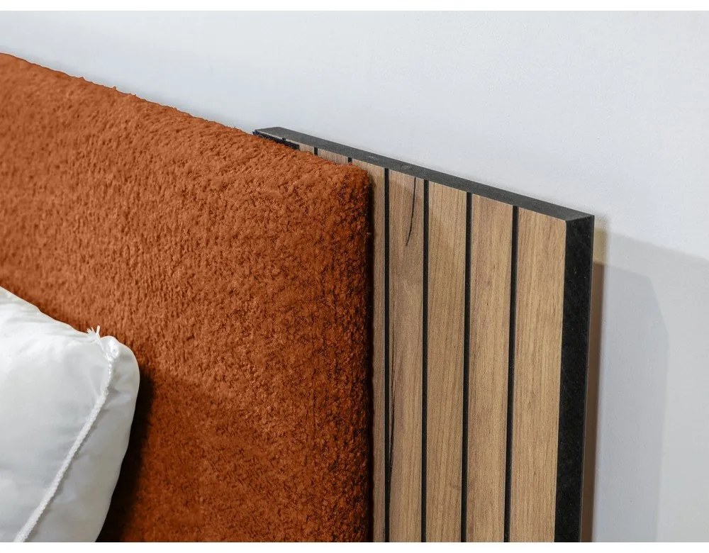 Оранжево двойно легло с включена подматрачна рамка 160x200 cm Lior – Bobochic Paris