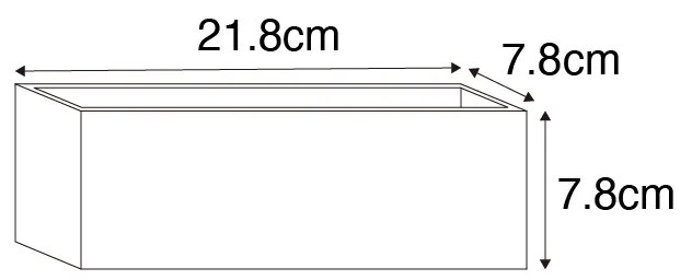 Модерна стенна лампа бяла със светлинен ефект - Tjada Novo