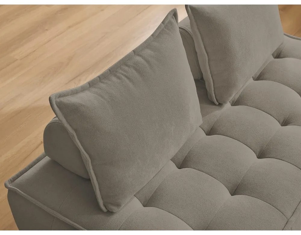 Кафяво-сив шенилов диван 175 cm Elisa – Bobochic Paris