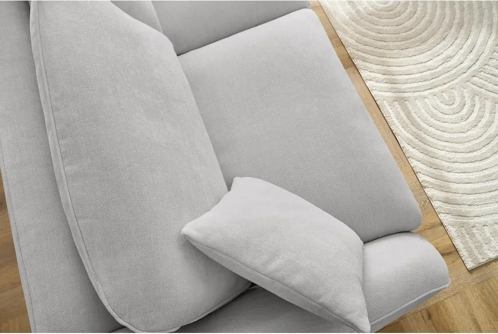 Светлосив разтегателен диван 235 cm Cezanne – Bobochic Paris