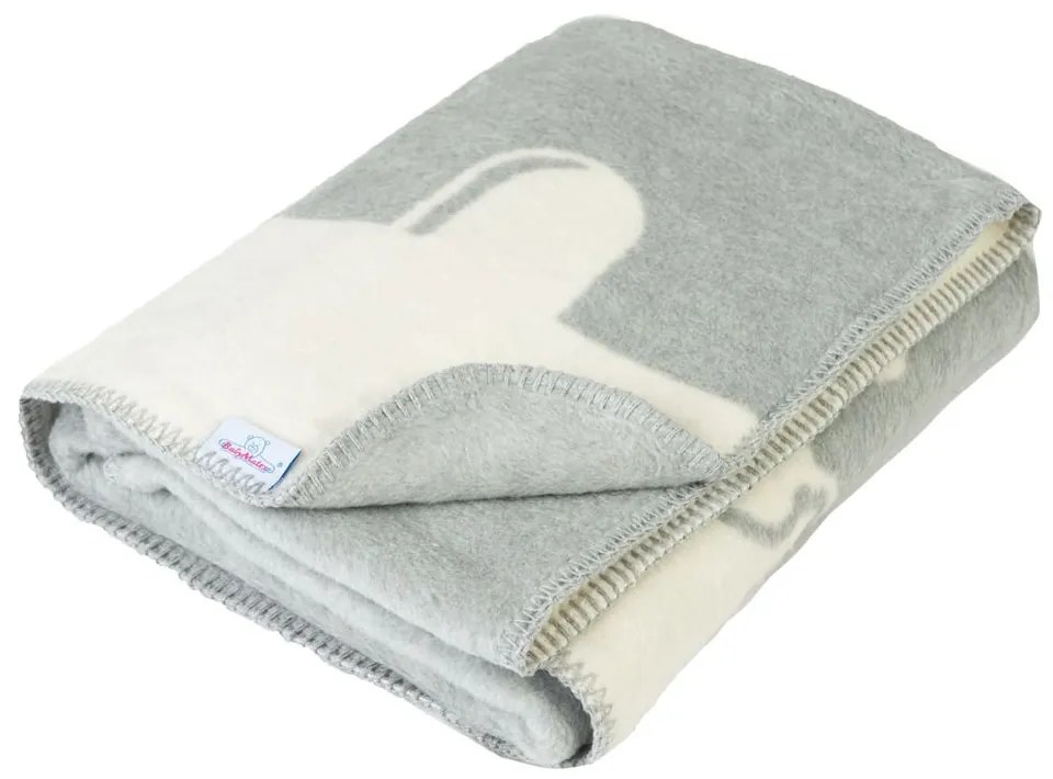 Одеяло Baby Matex MIKY 75х100 0332, Сив