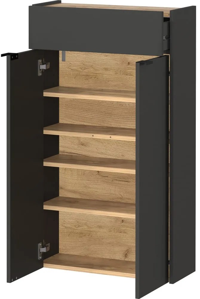 Антрацитно шкафче 56x97x22 cm Ameca – Germania