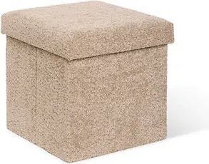 Пуф със съхранение atmosphera Soana, Бежов, 38 cm