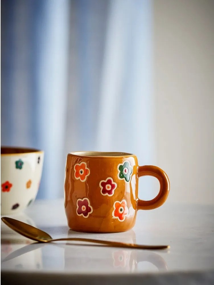 Кафява глинена детска чаша 130 ml Addy – Bloomingville Mini