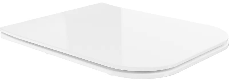 Mexen Madox бавно спускаща се тънка дъска, дуропласт, бял гланц - 39154000