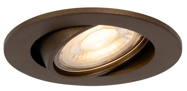 Смарт вграден спотлайт Cisco, тъмен бронз, накланящ се, вкл. Wi-Fi GU10 50мм