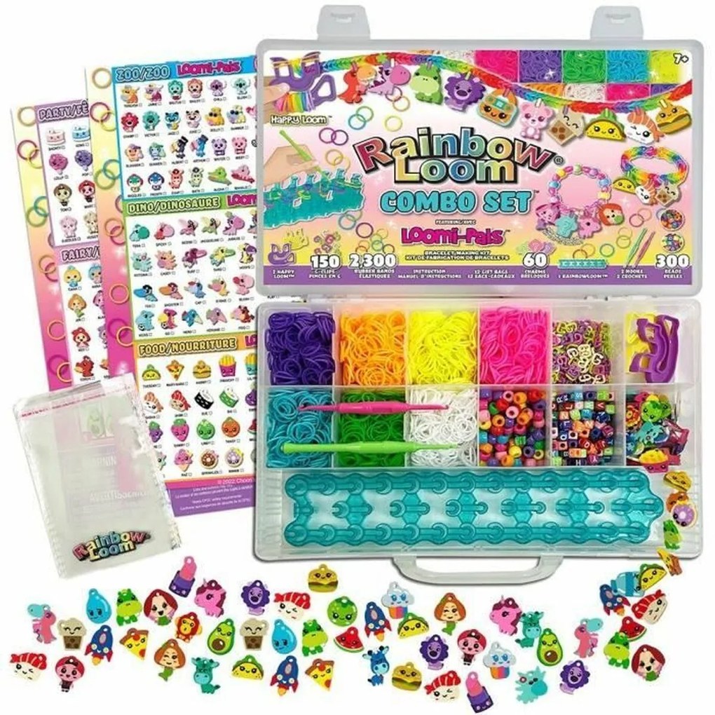 Занаятчийска игра Bandai Rainbow Loom Combo Set