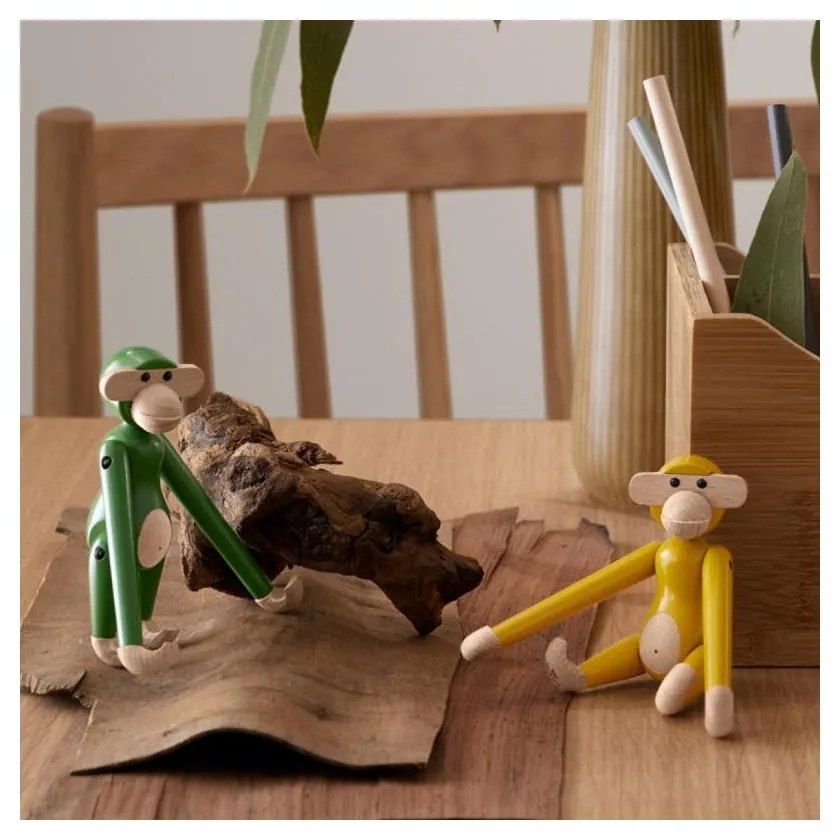 Статуя от масивно дърво (височина 9,5 cm) Monkey Mini – Kay Bojesen Denmark