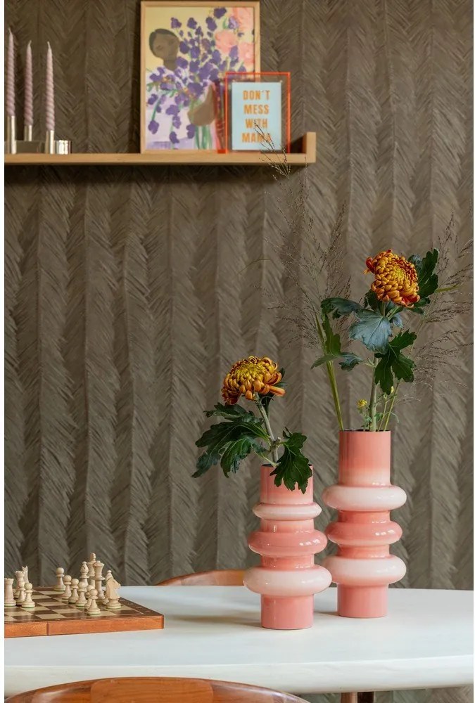 Розова желязна ваза (височина 30 cm) Grato – PT LIVING