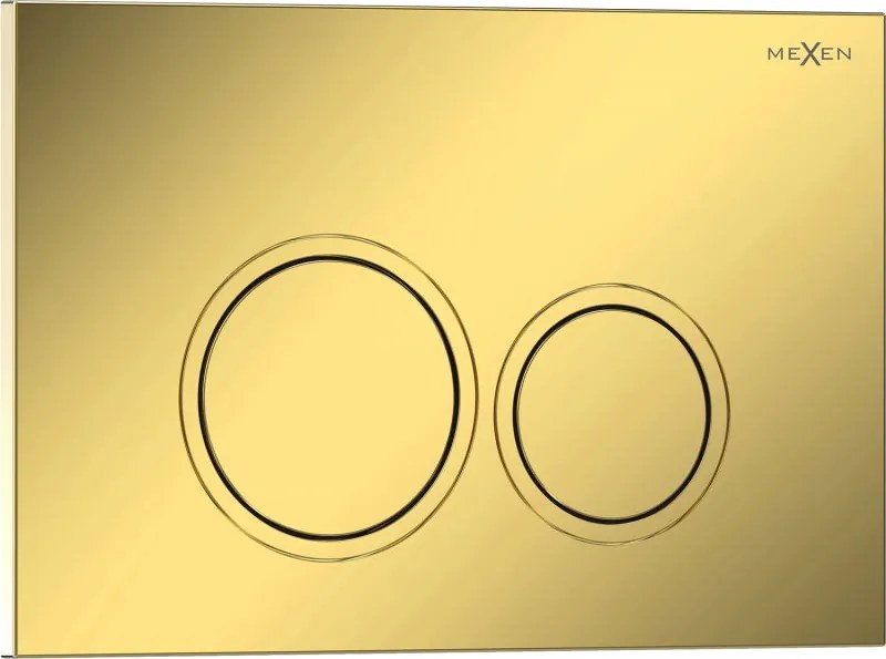 Mexen Tex 01 бутон за промиване, златисто шампанско лъскав - 6101-08