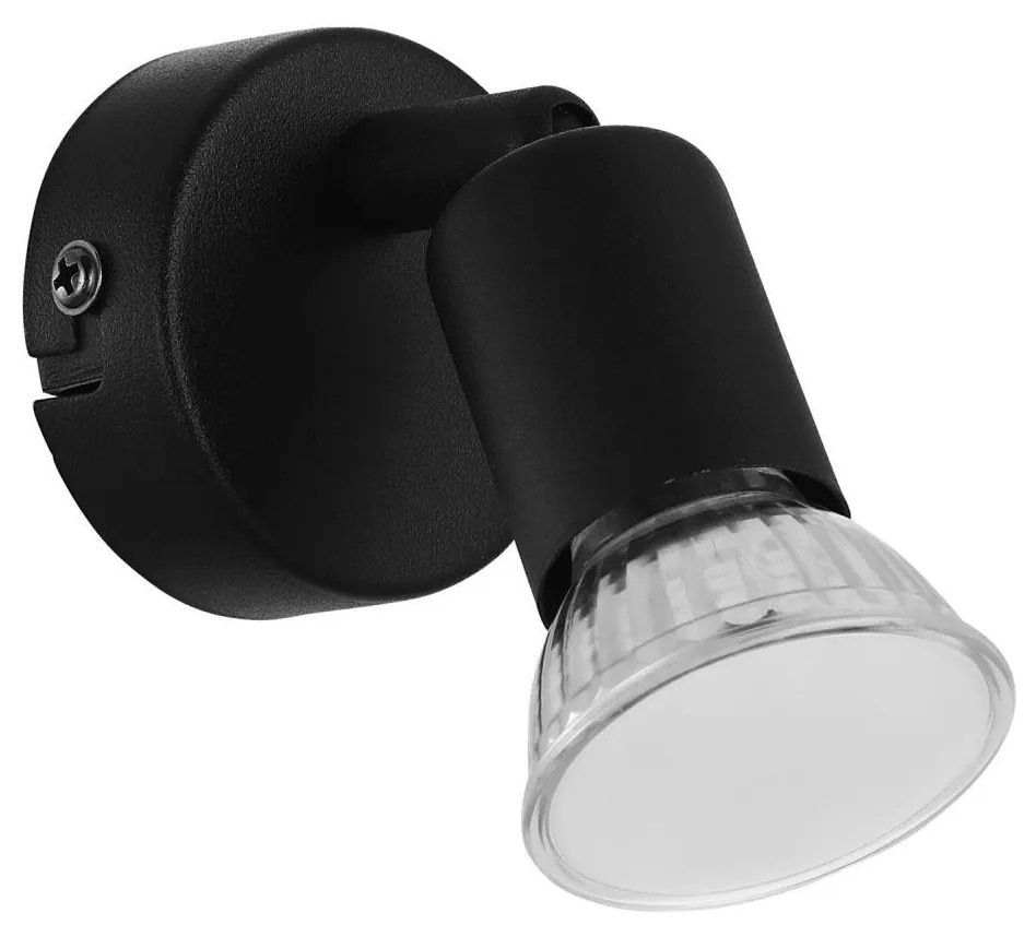 Eglo 32428 - LED Стенен спот BUZZ-LED 1xGU10/2,8W/230V 3000K черен