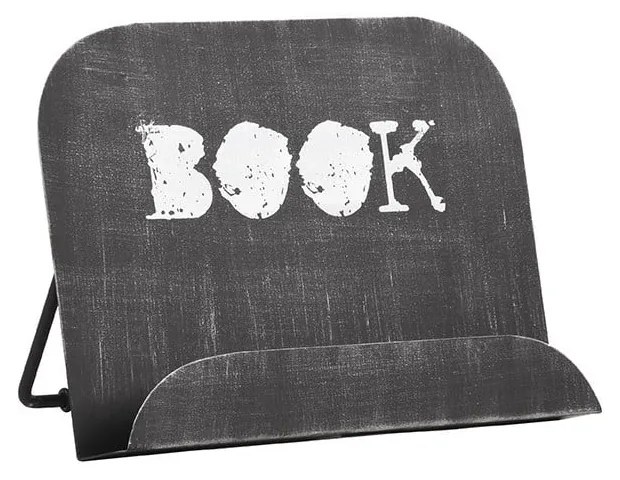 Черна метална стойка за книги - LABEL51