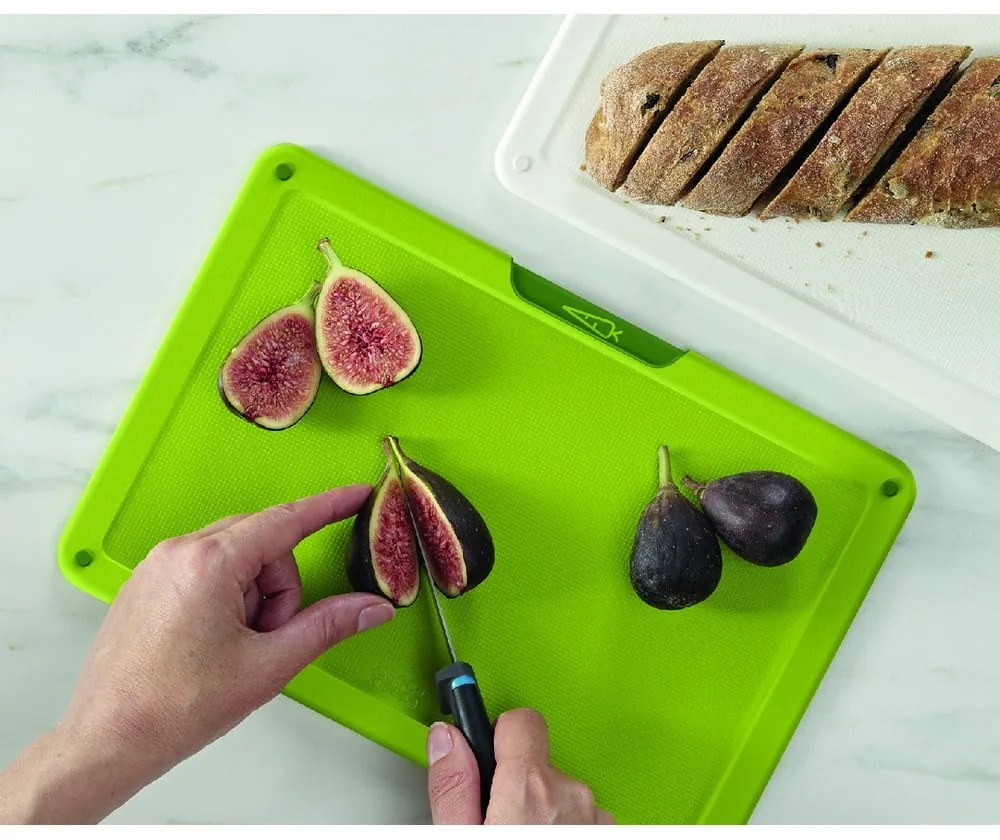 Комплект дъски за рязане и ножове с поставка 10x32 cm Folio Icon Plus – Joseph Joseph