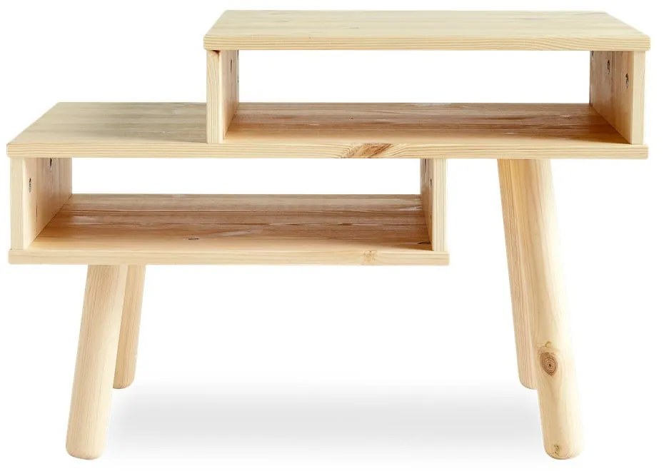 Масичка за кафе от борова дървесина в естествен цвят Hako - Karup Design