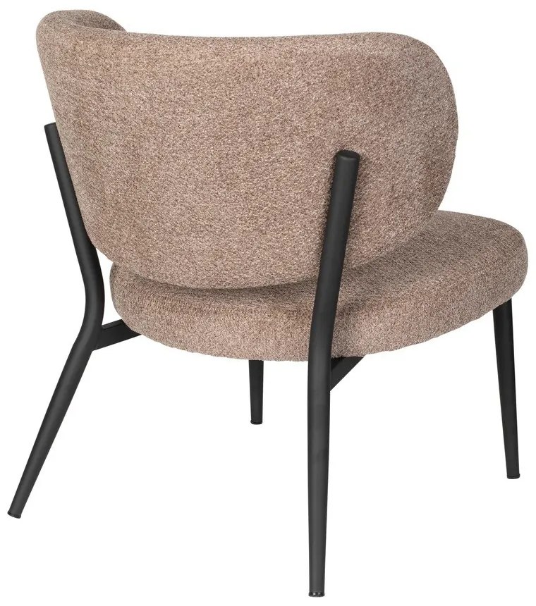 Светлокафяво кресло Sanne – White Label