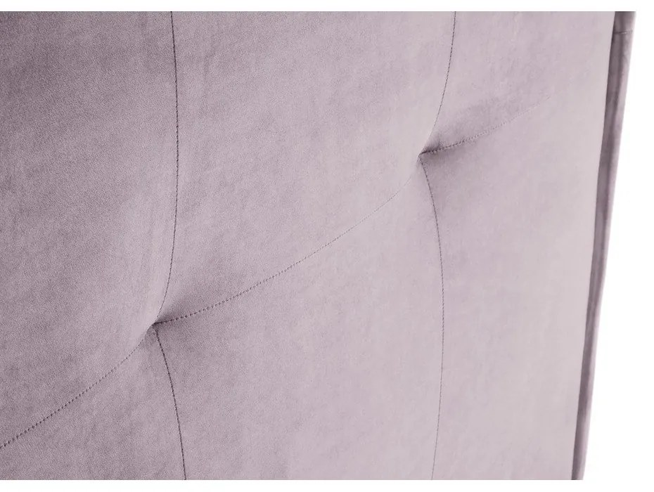 Светлорозова табла за легло 140x120 cm Monica – Milo Casa