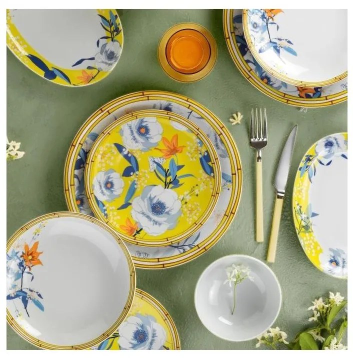 Комплект за хранене 50 части, разноцветен/порцелан