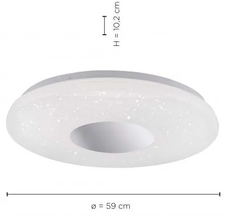 LED ПЛАФОНИЕРА IP44 40W 2550LM 3000K