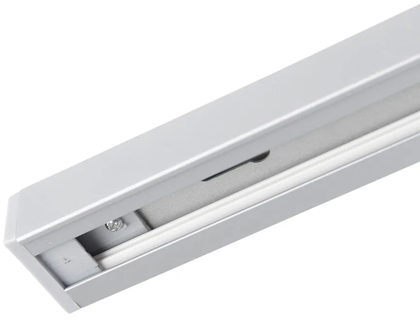 Модерна релсова система сребърна 4-светлина 1-фазен - Yade