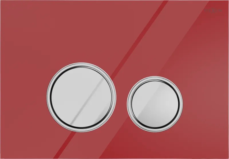 Mexen Fenix 06 бутон за изплакване, червен - 600627