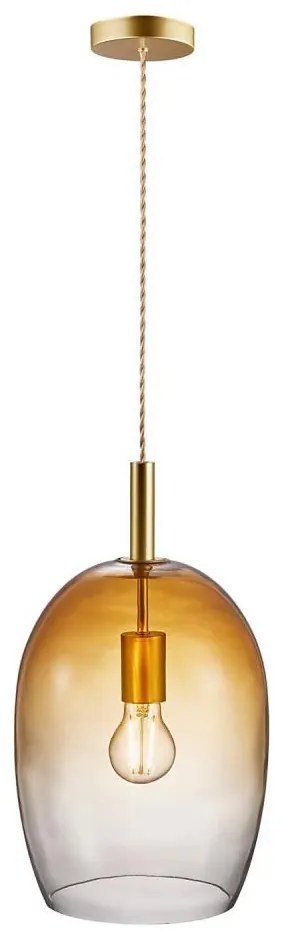 Nordlux - Полилей на кабел UMA 1xE27/40W/230V pr. 23 cm кафяв/опушен