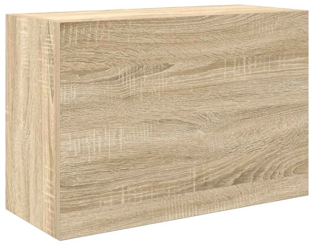 860069 vidaXL Стенен шкаф за баня, дъб сонома, 60x25x40 см, инженерно дърво