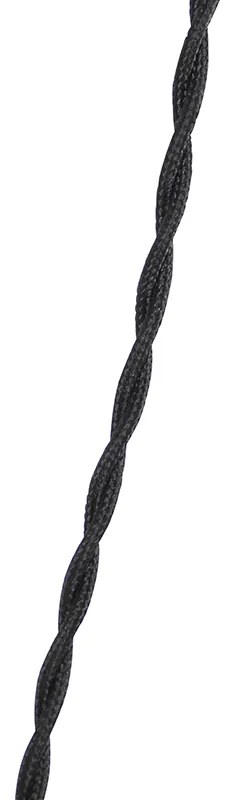 Индустриална подова лампа черна 3-светлина - Big Cage