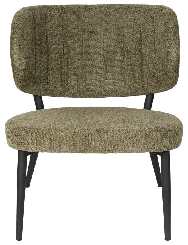 Зелено кресло Sanne – White Label