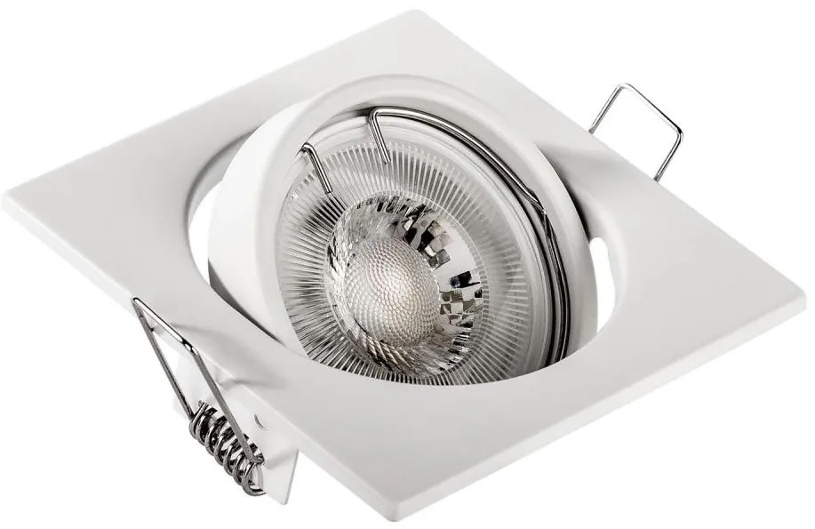 Вградено осветително тяло 1xGU10/MR16/10W/230V 9x9 см бяло