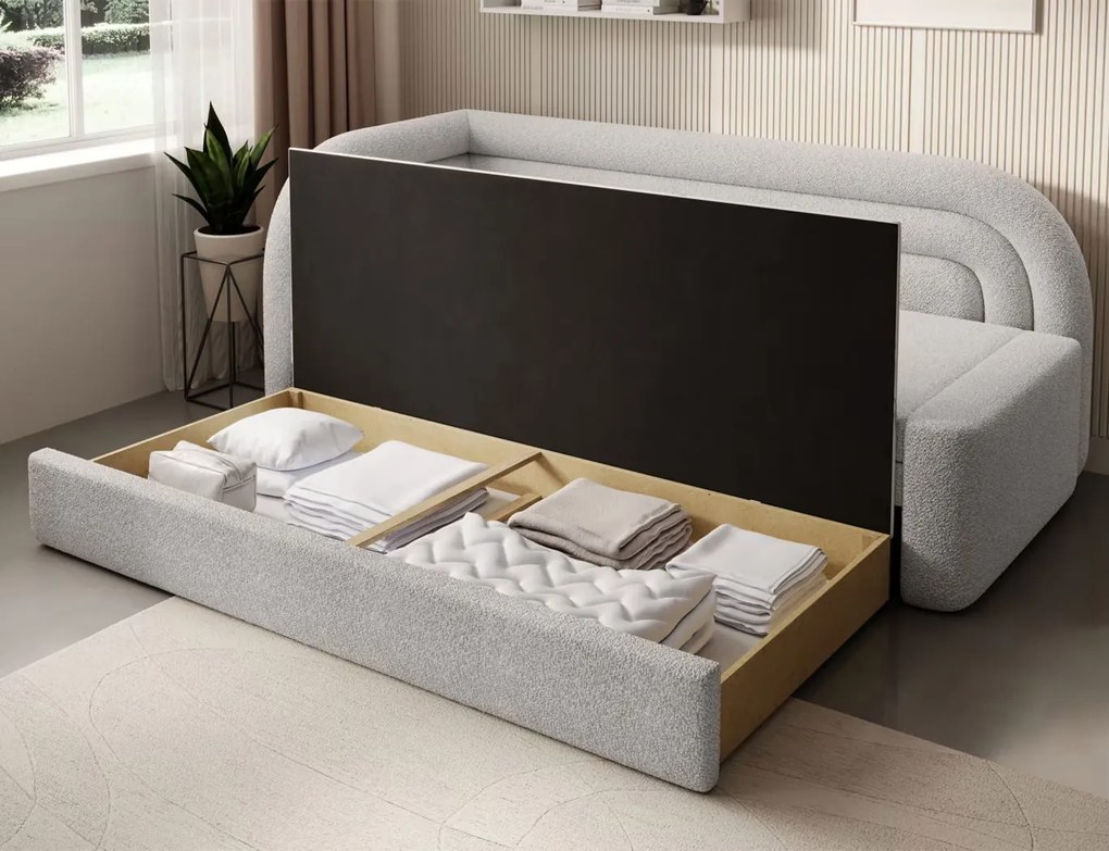 Разтегателно легло Fanuci - Бяло - Ляво