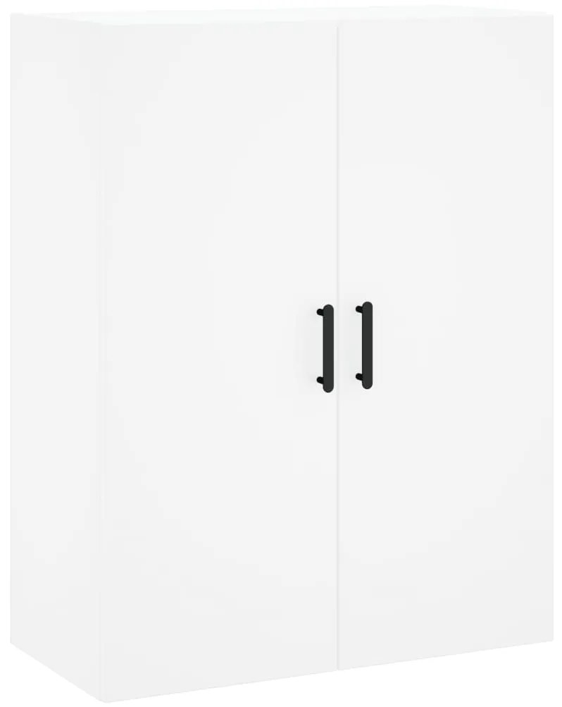 828428 vidaXL Стенен шкаф бял 69,5x34x90 см