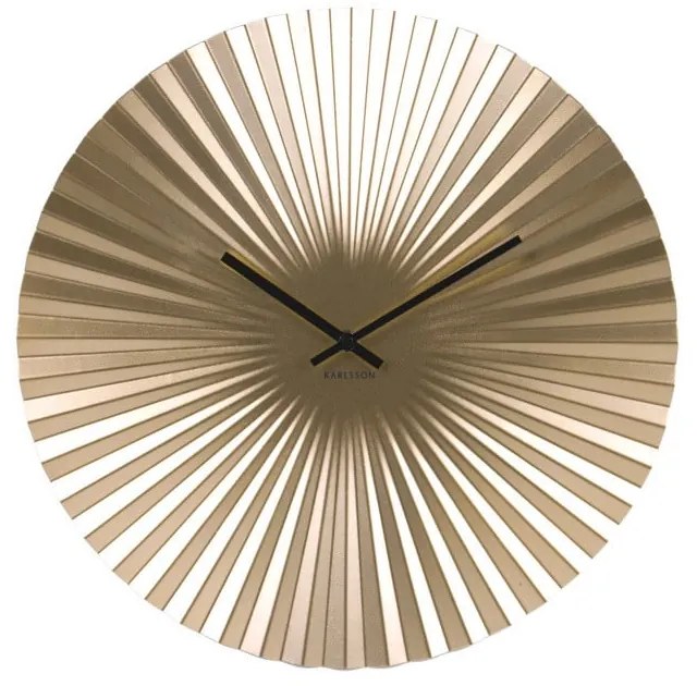 Часовник в златист цвят, ø 40 cm Sensu - Karlsson