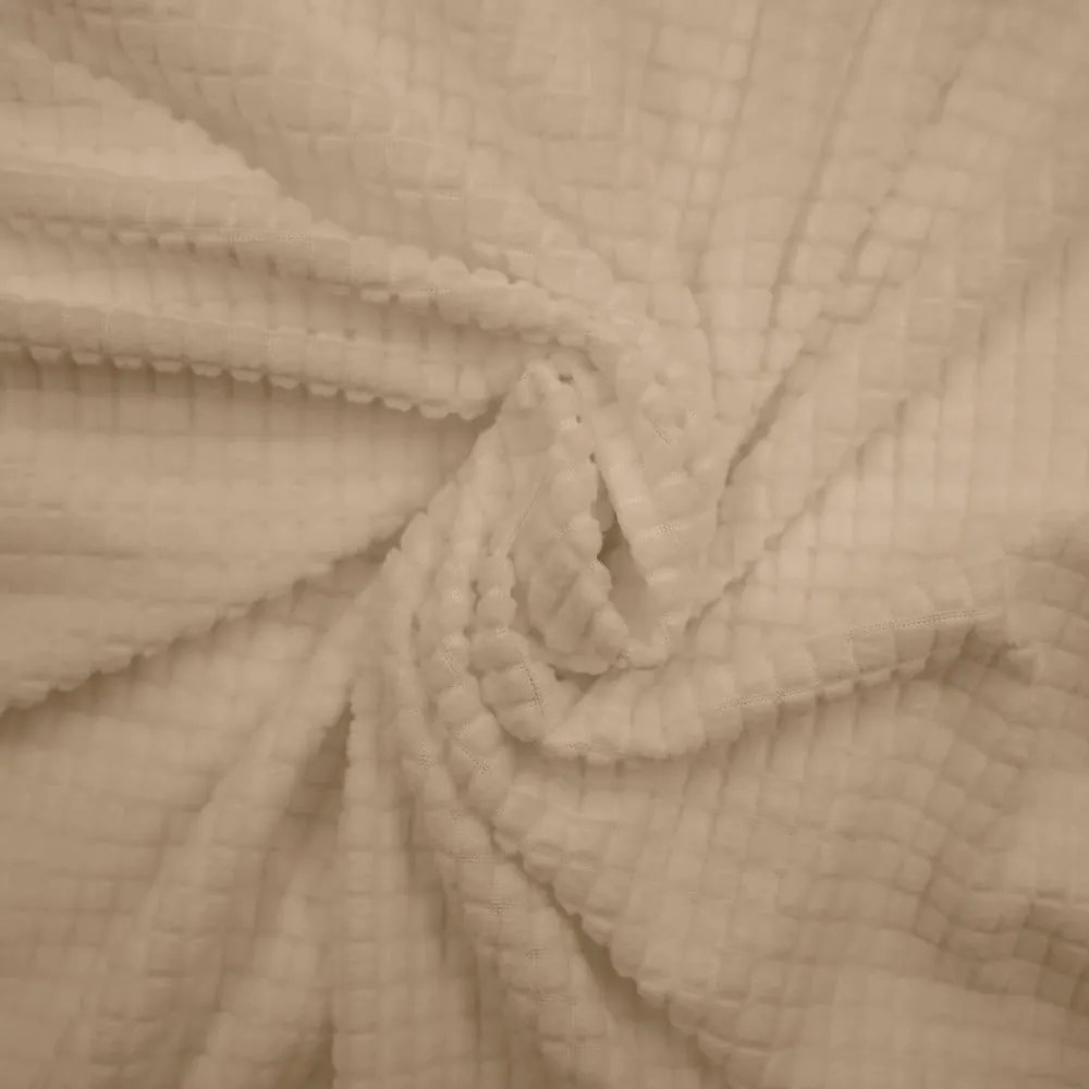 Кафяво триместно ластично покривало за диван Sacha – douceur d'intérieur